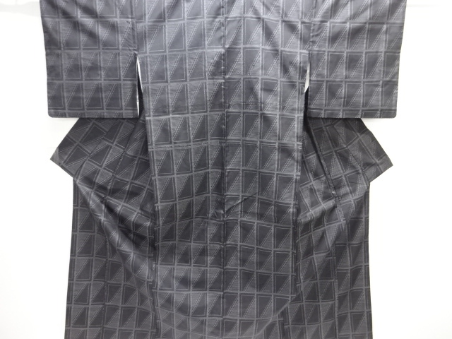 Japanese Kimono / Tsumugi Omeshi Silk